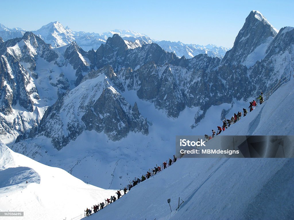 Montañismo, Mont Blanc Massif - Foto de stock de Actividad libre de derechos