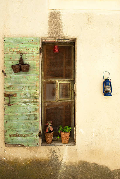 Window in Provence stock photo