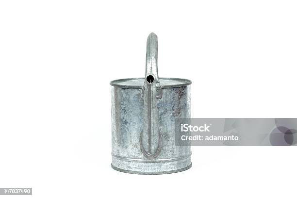 Galvanized Watering Can Stock Photo - Download Image Now - Aluminum, Can, Cut Out