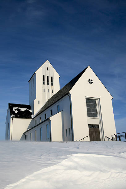 Icelandic Church stock photo