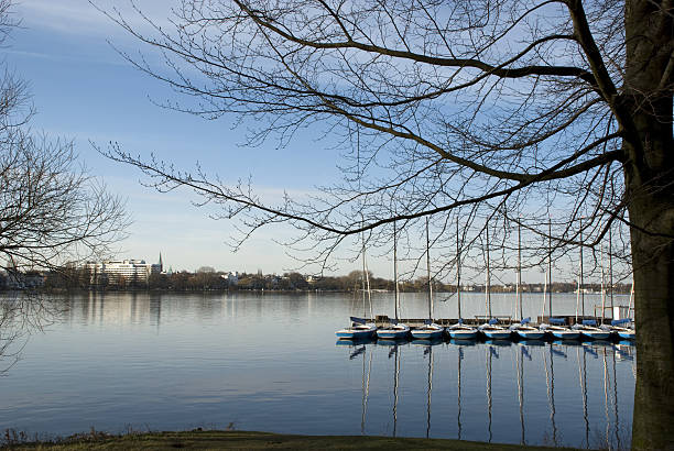 istock Recreational boats on a lake 147038485