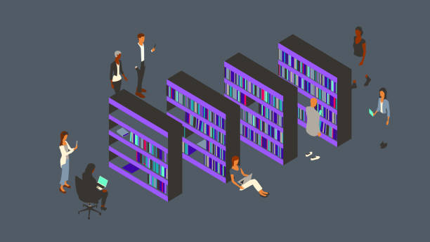 20+ Colour Coded Bookshelf Stock Illustrations, Royalty-Free Vector ...