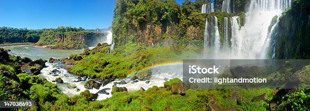 Foto de Cataratas Do Iguaçu e mais fotos de stock de América do Sul - América do Sul, Arco-íris, Arco-íris Duplo