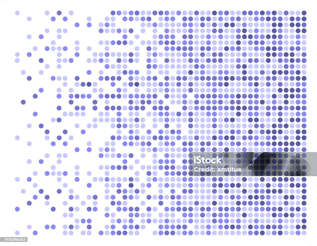 Fading Color Shape Circles Pattern Fade Stock Illustration - Download Image Now - Abstract ...