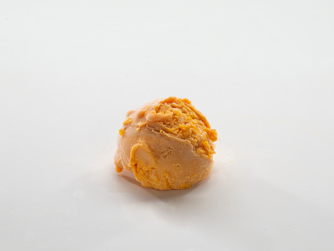 a ball of ice cream