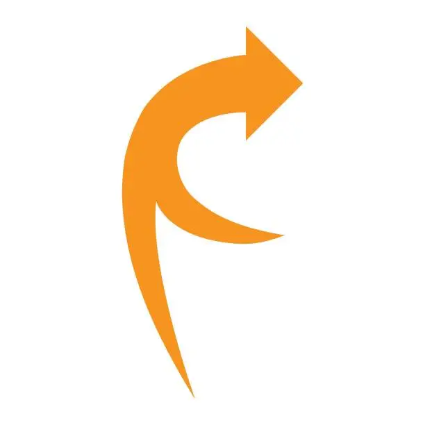 Vector illustration of faster arrow logo vektor template