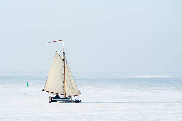 istock Ice sailing in the Netherlands 147040289