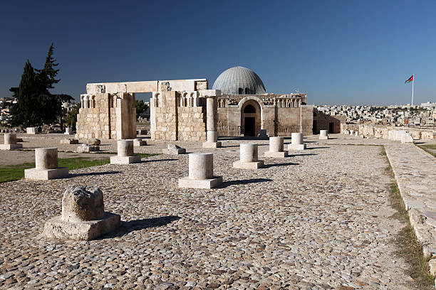 The Umayyad Palace, Amman, Jordan The Umayyad Palace, Amman, Jordan fã stock pictures, royalty-free photos & images