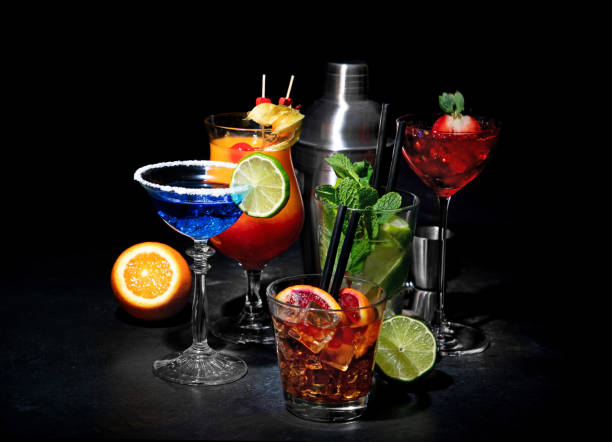 istock Set of various classic cocktails 1470410328