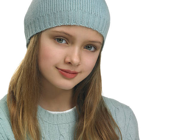 istock Little girl in Blue hat 147041218
