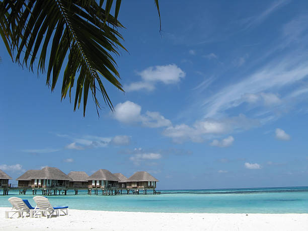 istock Maldives water house and beach 147041406