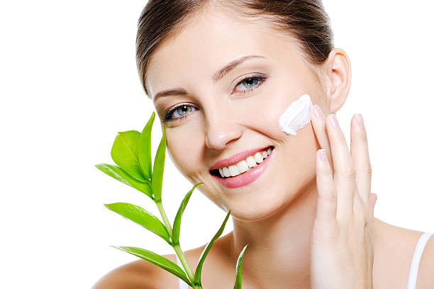 istock Skincare - beautiful smiling woman 147041427