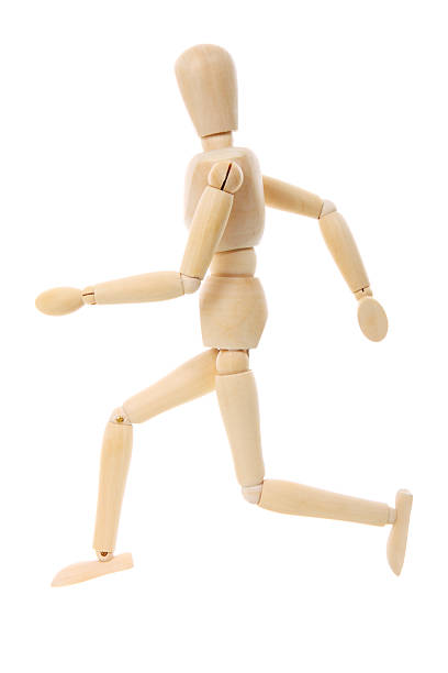 istock Running Wooden Mannequin 147041498