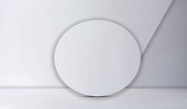 istock Products Background Circle Podium Partition on Table Counter Bar Studio Room Backdrop,Abstract Wallpaper Luxury Design,White Light Shadow Leaves Overlay with Mockup Partition Cosmetic Summer 1470425560