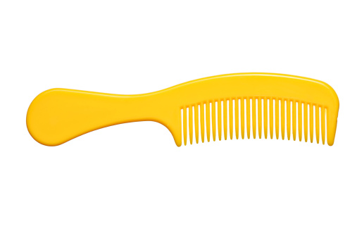 A comb isolated on a white background