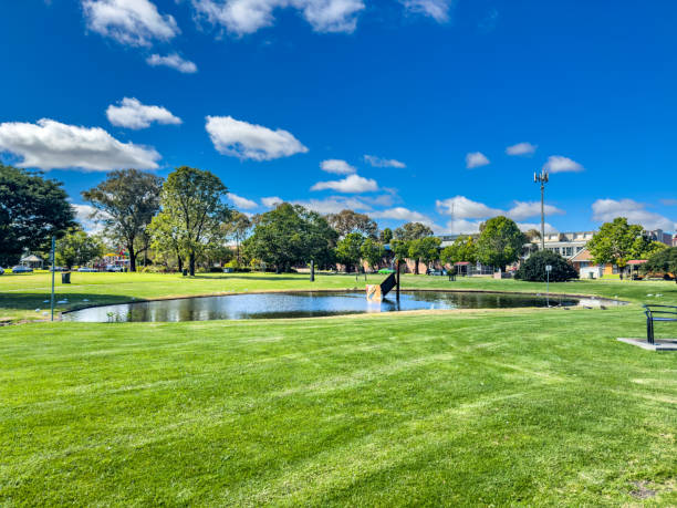 istock Pond in a Park, Armidale, Australia 1470426542