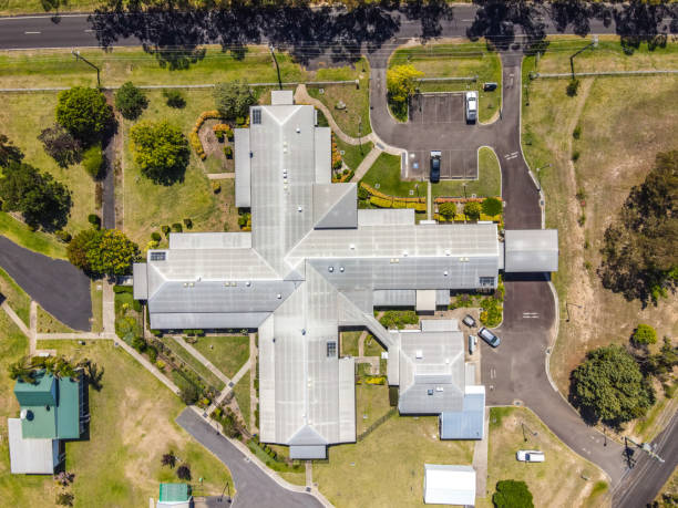 istock Directly Above View, Emmaville, Australia 1470426558