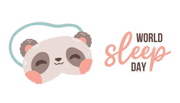 istock World Sleep Day postcard or banner. Vector illustration of a cute sleeping mask with text on an international holiday 1470429892
