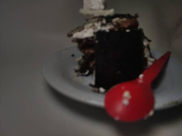 istock red spoon of black forest tart, 1470430076