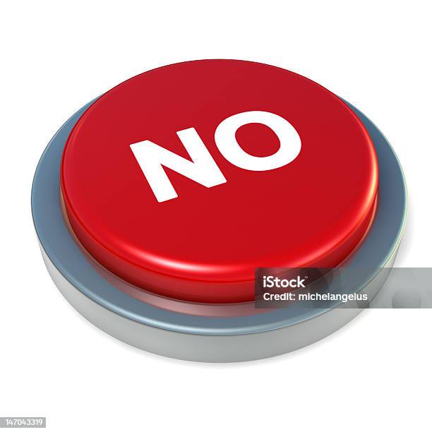 No Button Icon Stock Photo - Download Image Now - Yes - Single Word,  Keypad, Push Button - iStock