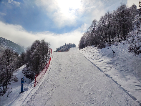 Ski slope on Piani di Bobbio Resort