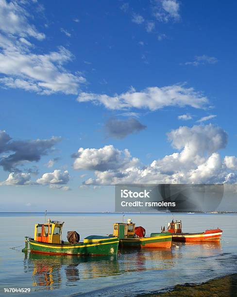 Fishing Boats Stock Photo - Download Image Now - Coastline, Fishing, Fishing Boat