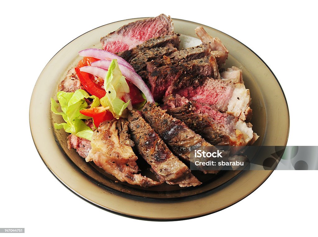 Carne de res asada con verduras - Foto de stock de Alimento libre de derechos