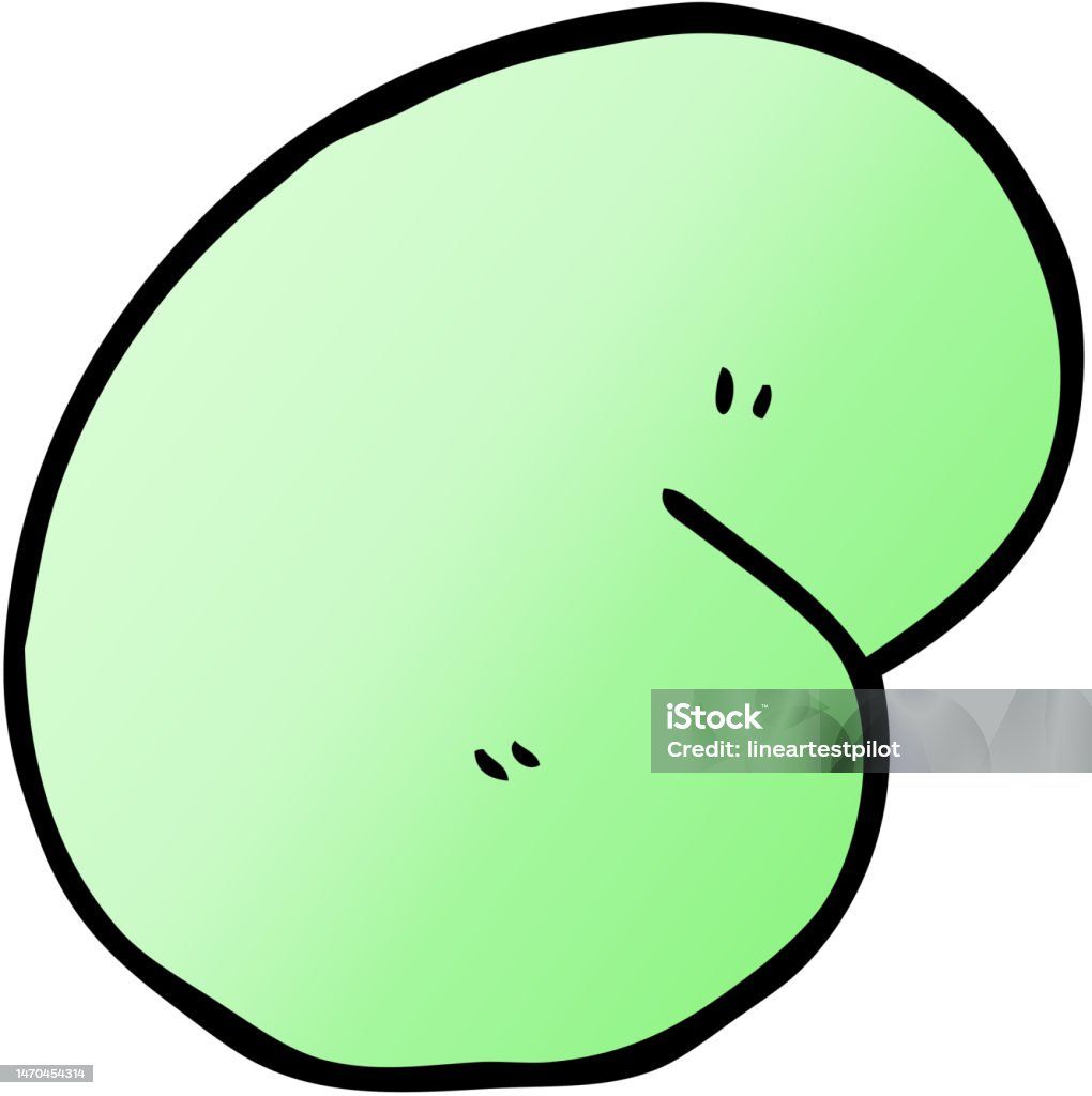 Magic Bean Vector Vector Gradient Illustration Cartoon Magic Bean Stock Illustration ...