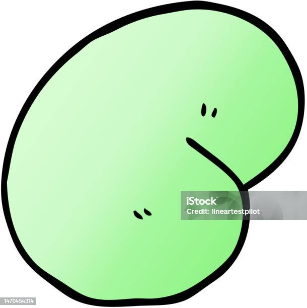 Magic Bean Vector Vector Gradient Illustration Cartoon Magic Bean Stock Illustration ...