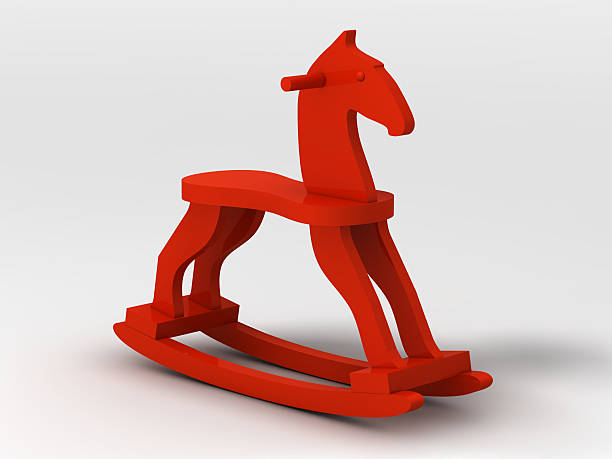 istock Wooden horse 147045666