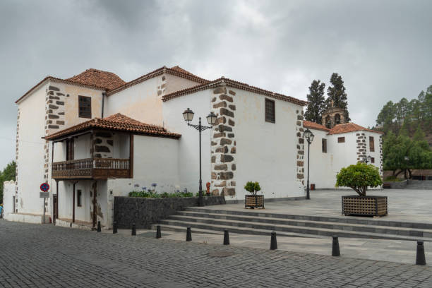 Vilaflor in Tenerife Canary islands Spain Vilaflor in Tenerife Canary islands Spain The parish church Canarian architecture. village vilaflor on tenerife stock pictures, royalty-free photos & images