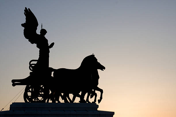 istock goddess Victora on Vittoriano 147046143