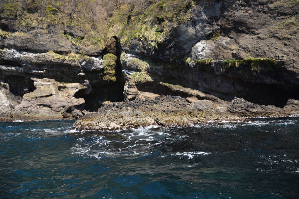 istock cruise toward a blue cave, Hakodate, Hokkaido 1470461885