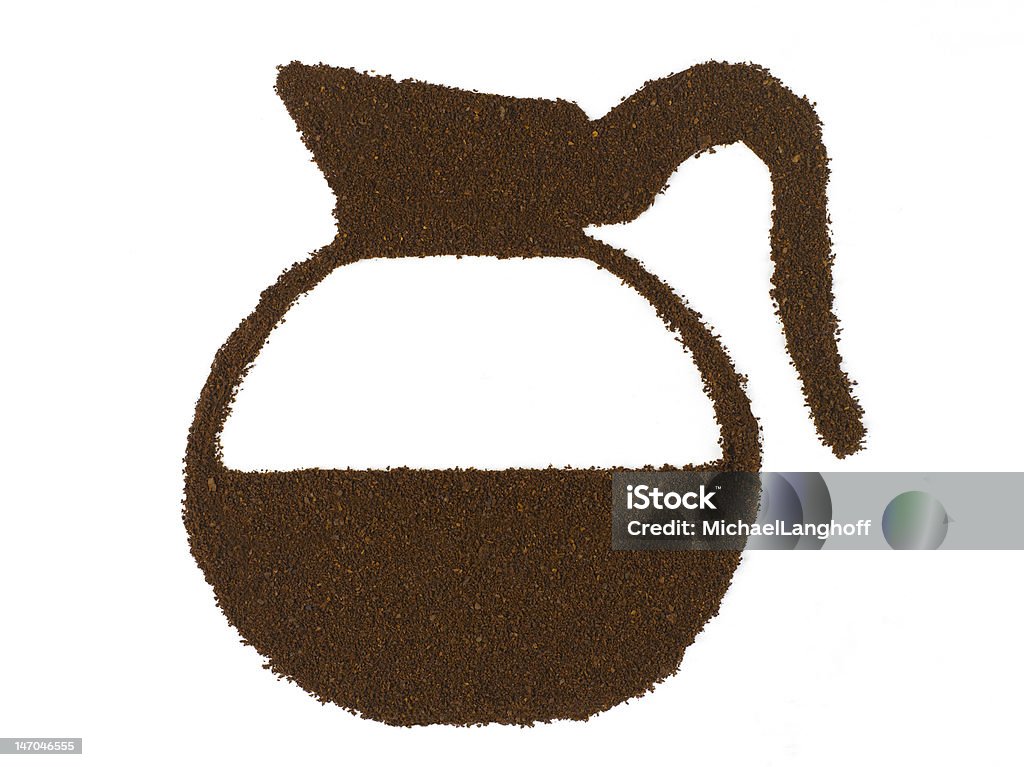 Coffeepot feita de Café - Royalty-free Bebida Foto de stock