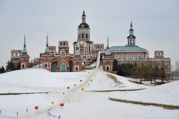 Russian style architecture at Volga Manor