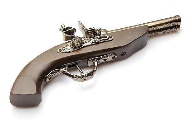 istock Antique pistol souvenir 147047281
