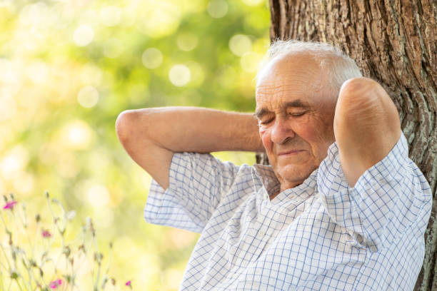 istock senior man resting relaxed in summer outdoors 1470476546