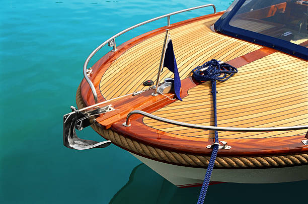 istock Bow of yacht 147047808