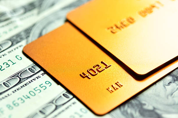 istock Gold credit cards 147047884