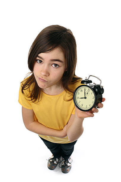 istock Girl holding alarm-clock 147047885