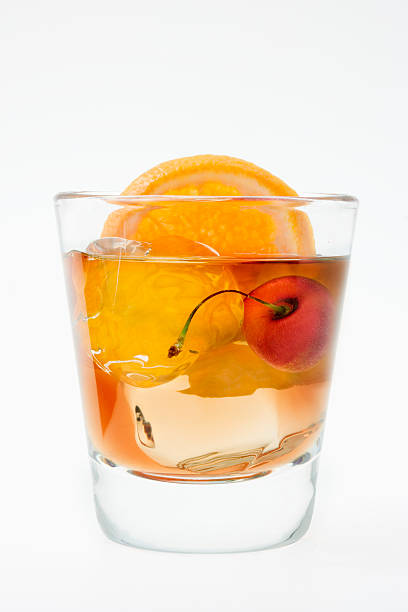 Old Fashioned Cocktail stock photo