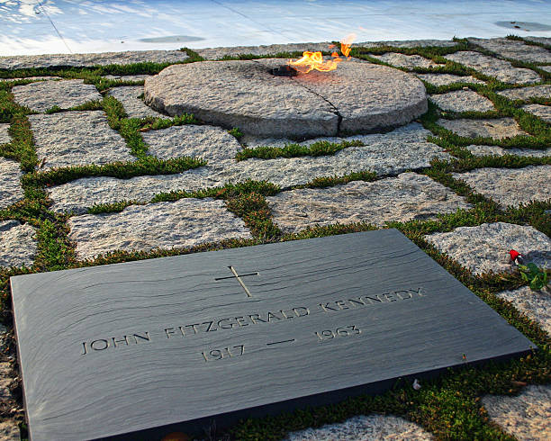 jfk メモリアルアーリントン国立墓地 - john f kennedy ストックフォトと画像