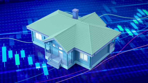 istock Real Estate Value Concept with an House and Prices Chart 1470486250
