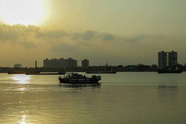 istock Boats in river Ganges at Kolkata 1470491356