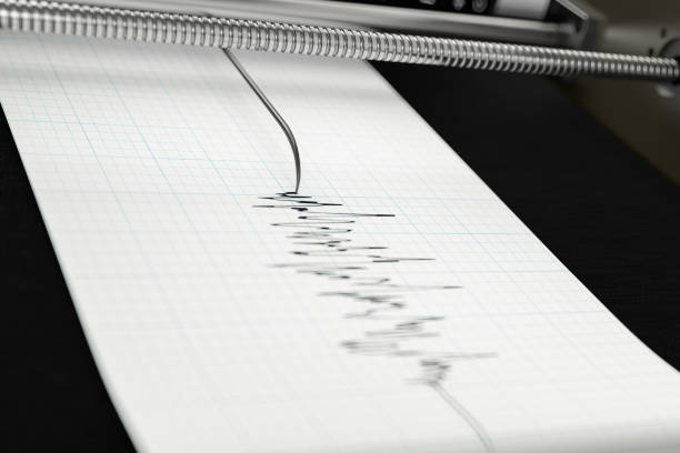 istock Seismograph Printing Seismic Activity After an Earthquake 1470494044