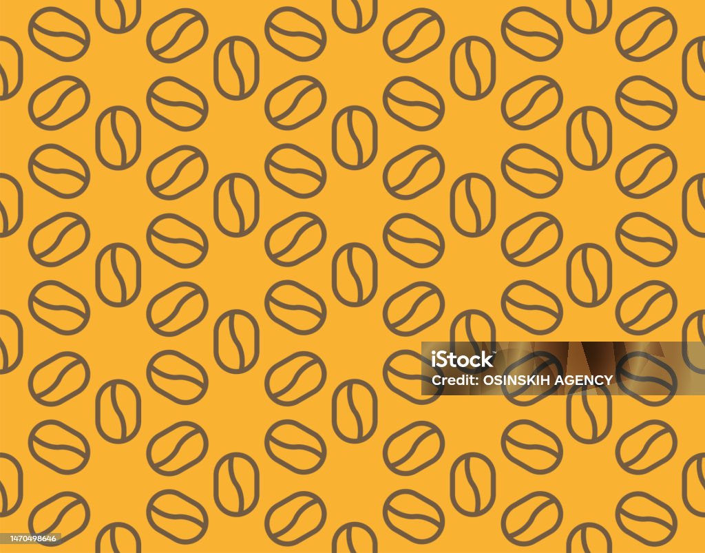 Abstract Coffee Drops Pattern Coffee Pattern Abstract Beans Pattern Vector Background Stock ...