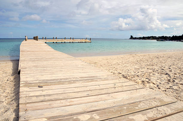 istock Wooden Pier by the Sea 147049930