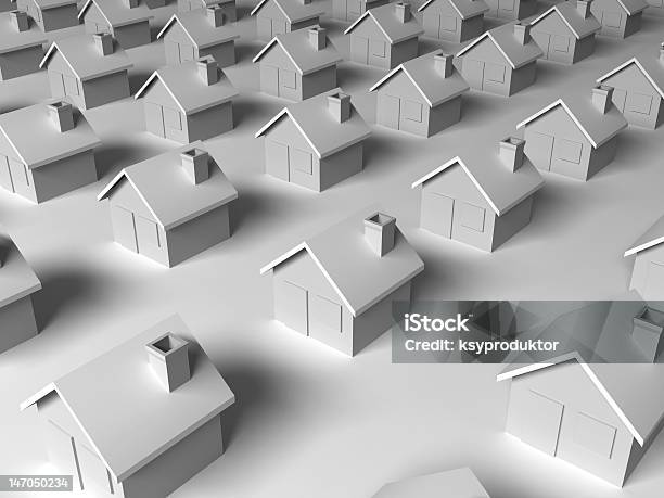 Dull Suburban Concept Stock Photo - Download Image Now - Boredom, Repetition, Building Exterior