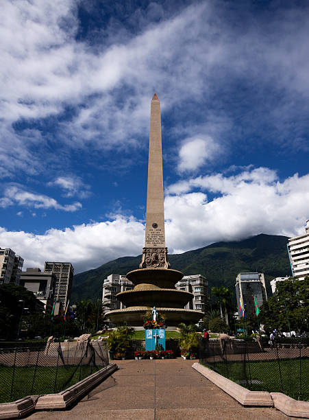 Obelisco - Obelisk Obelisk of Plaza Francia in Caracas, Venezuela caracas stock pictures, royalty-free photos & images