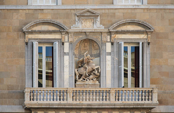 istock Facade of Palau (la Generalitat de Catalunya) 147050736